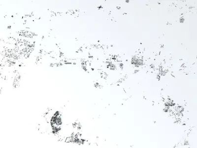 Shenzen Streets and Buildings 3D model