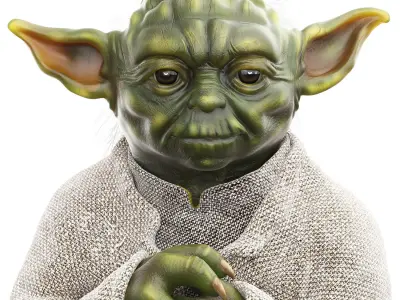 Master Yoda from Star Wars 3D model