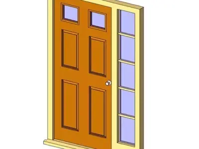 ExtSgl w Side Panel Free 3D model