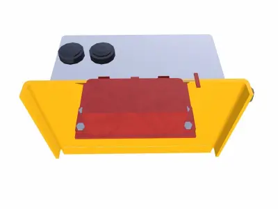 Auto Fire Suppression System Low-poly 3D model