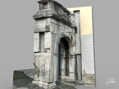 Arch of Riccardo Low-poly 3D model