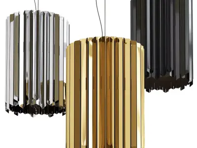  Tom Kirk Facet Pendant Low-poly 3D model