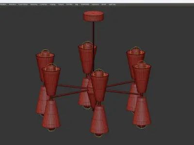 BARBELL Low-poly 3D model purchase