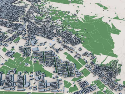 Brescia City Italy 3D model