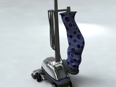 Vacuum Cleaner Violet Free 3D model