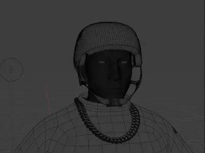3D NFT BALACLAVA Stylized Character Free low-poly 3D model Free low-poly 3D model