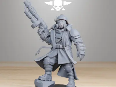 GrimGuard Scorchers Officers 3D print model