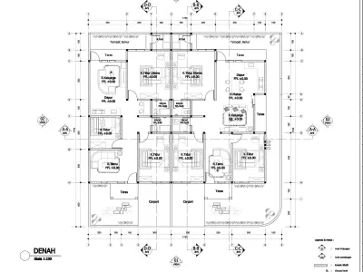 Sweet couple corner house 3D model