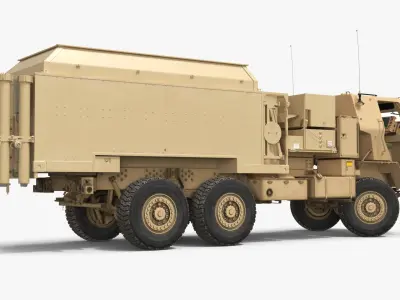  Mobile Air Defense Command Truck Desert Rigged 