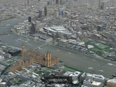 London Collection x3 3D Model Pack