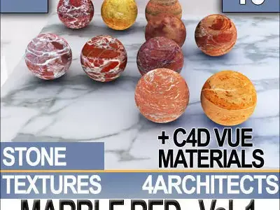 Marble Red and Materials Vol 1 Texture