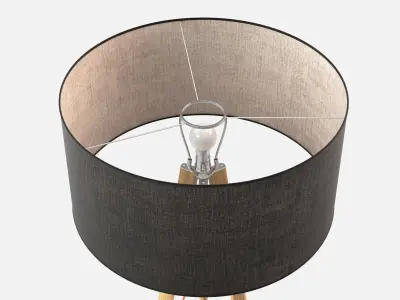 Solstice floor lamp 3D model