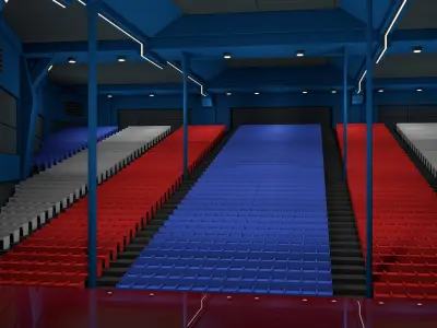 Concert Hall Theatre 3D model