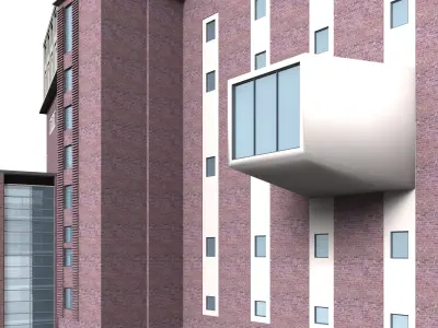 Dortmund U Tower 3D model