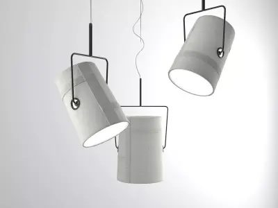 Fork pendant 3D model