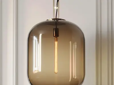 MAX LARGE and MINI LED PENDANTS By Stone Lighting 3D model