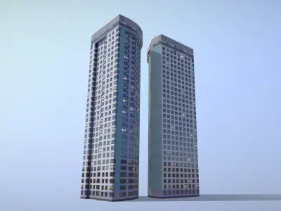 MSK Building 22 Low-poly 3D model