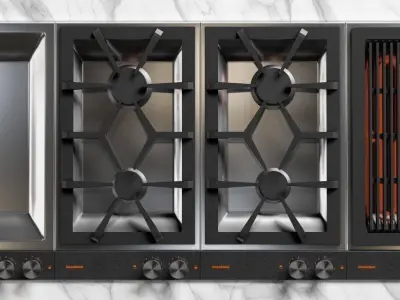 kitchen set 01 3D model