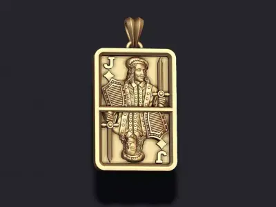 playing card Jack  pendants light pack
