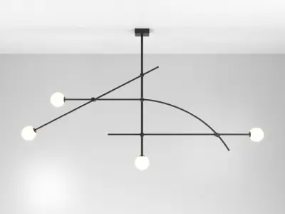 Tempo 6 Pendant Lamp 3D model
