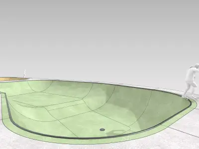 Bowl 06 - Skate Park 3D model