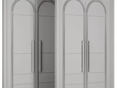 Entrance door set258 3D model