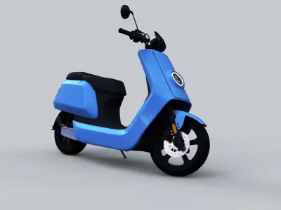 Street moped scooter NIU NQI 3D Model  3D model