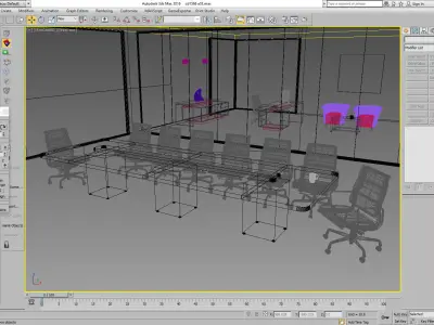 meeting room cd1566 a03 3D model