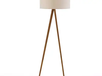 Axson Wood Floor Lamp 1 3D model