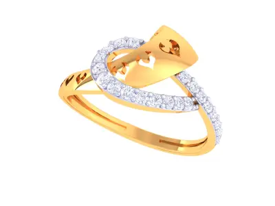  Women Ring MTL 3dm STL OBJ FBX Details 3D print model 88