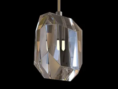 Crystal lux lamp 3D model