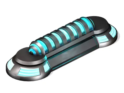 Satellite City Objects - Battery 11 3D model