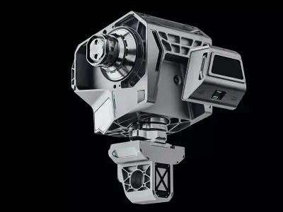 Humanoid robot 3D model 2