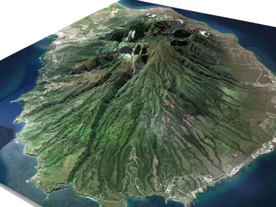 Hawai Maui Island 3D model