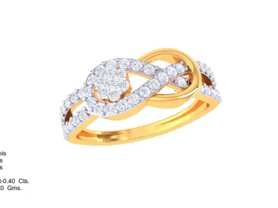 Women Ring Render 3dm STL OBJ FBX Details  3D print model 5