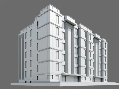 Residental Building ID027 3D model