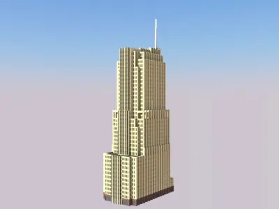 NBC Tower Chicago 3D print model