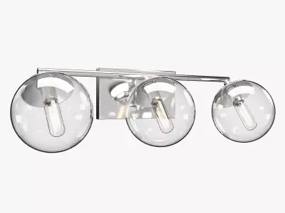 Mod 3-light Bath Vanity Wall Light P2856 3D model