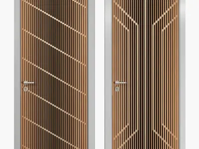 3D Modern door 3D model