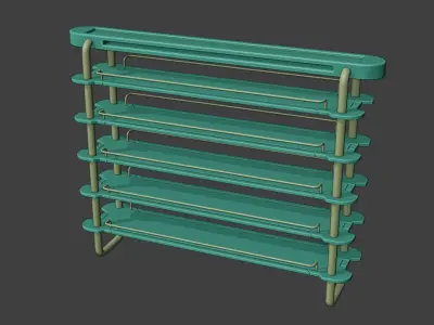 SCI-FI LAB SHELF 3D model