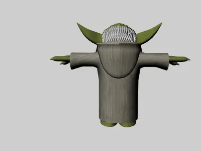Yoda 3D Clone Wars  Star Wars Character 3D model