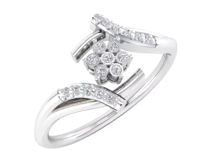 Women Ring Render 3dm STL MTL SLC JCD OBJ FBX Details 3D print model 71