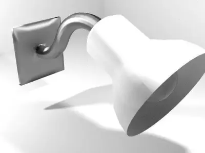 Lamp - Wall 3D model