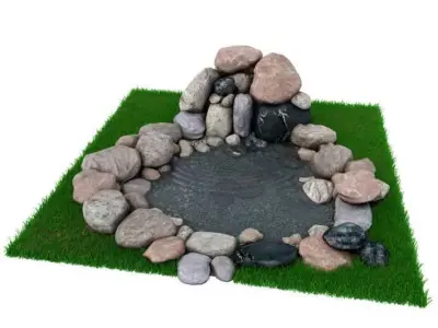 Tranquil Pond 3D model