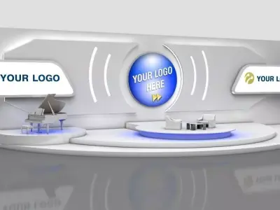 Event Stage 3D model