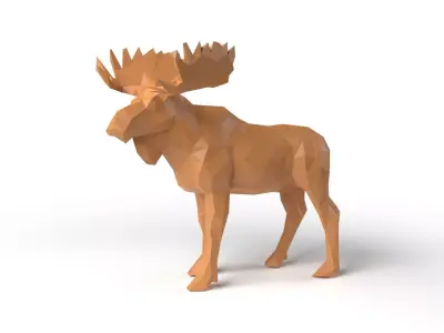 MooseII Low Poligonal Low-poly 3D model