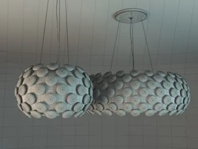 Crystal Ball chandelier by Maishang 3D model