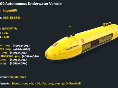 Collection Unmanned Underwater Vehicles 9 in 1 