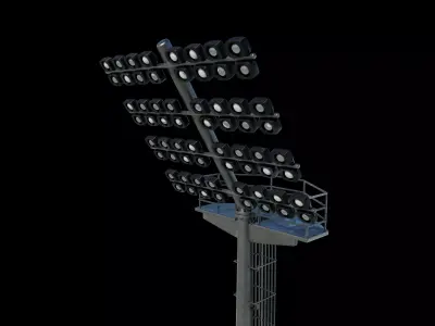 Max Stadium Lights 3D model