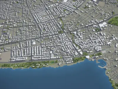 Antalya Low-poly 3D model